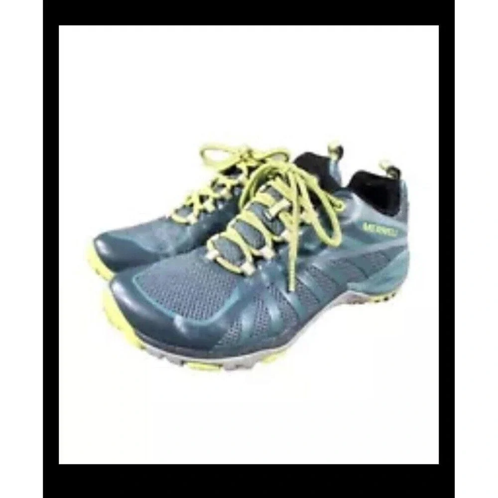 Merrell Women's Siren Edge Q2 Hiking Running Shoes Waterproof J41318 Green 6